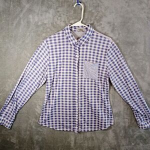 Passport Brand Juniors Size Large Plaid Button Up